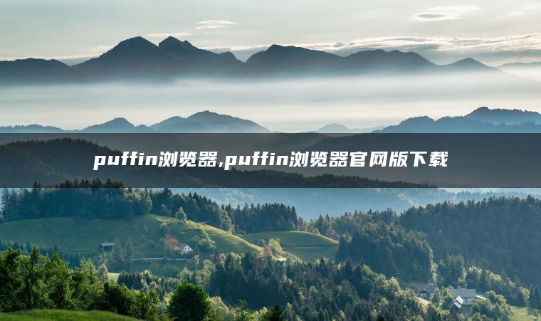 puffin浏览器,puffin浏览器官网版下载