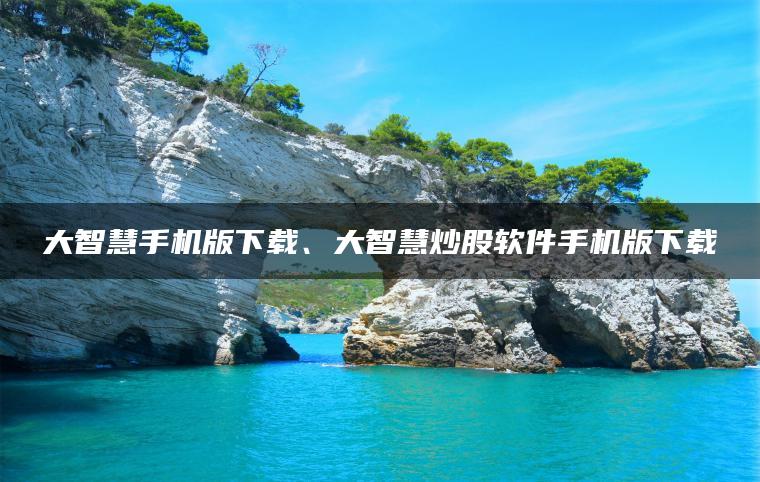 大智慧手机版下载、大智慧炒股软件手机版下载