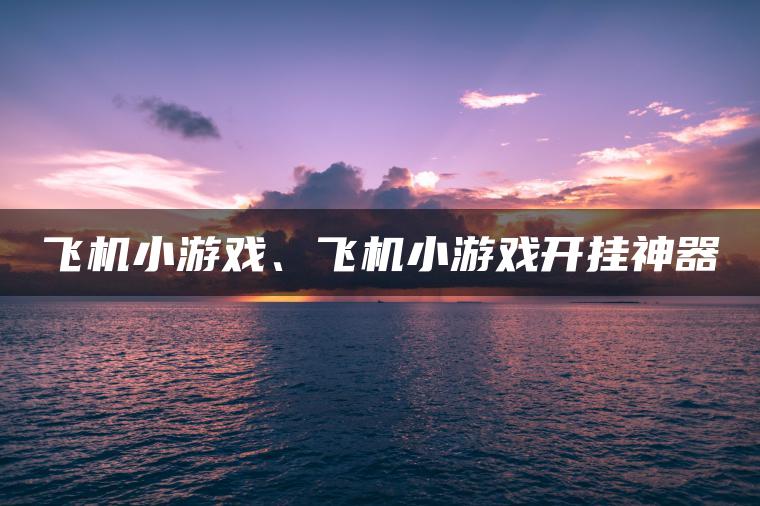 飞机小游戏、飞机小游戏开挂神器