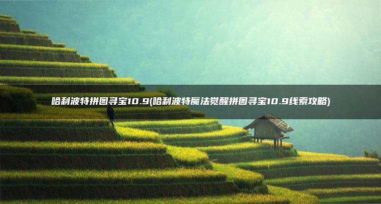 哈利波特拼图寻宝10.9(哈利波特魔法觉醒拼图寻宝10.9线索攻略)