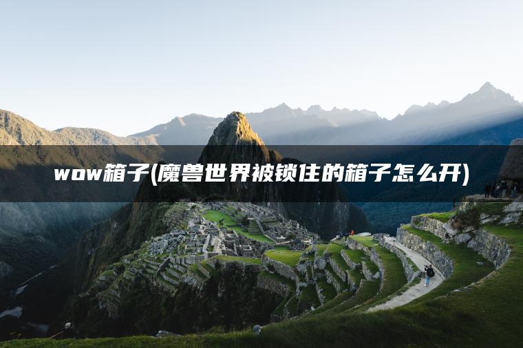 wow箱子(魔兽世界被锁住的箱子怎么开)