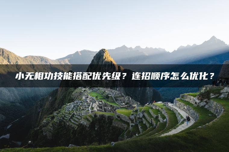 小无相功技能搭配优先级？连招顺序怎么优化？