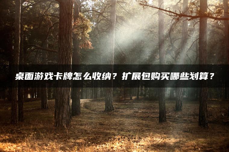 桌面游戏卡牌怎么收纳？扩展包购买哪些划算？