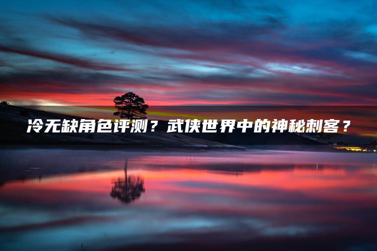 冷无缺角色评测？武侠世界中的神秘刺客？