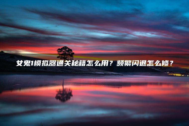 女鬼1模拟器通关秘籍怎么用？频繁闪退怎么修？