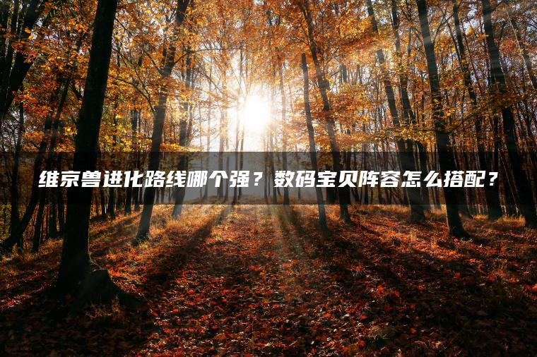 维京兽进化路线哪个强？数码宝贝阵容怎么搭配？