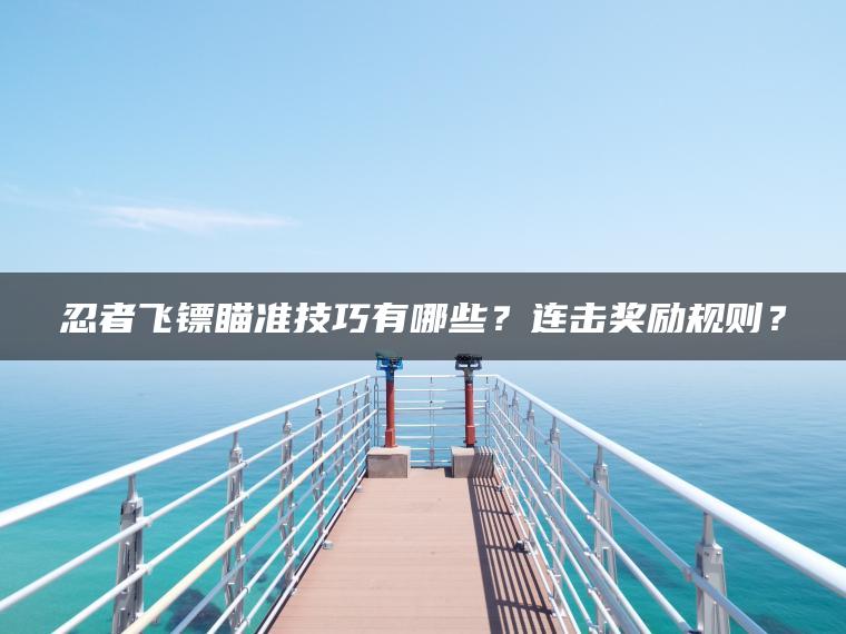 忍者飞镖瞄准技巧有哪些？连击奖励规则？