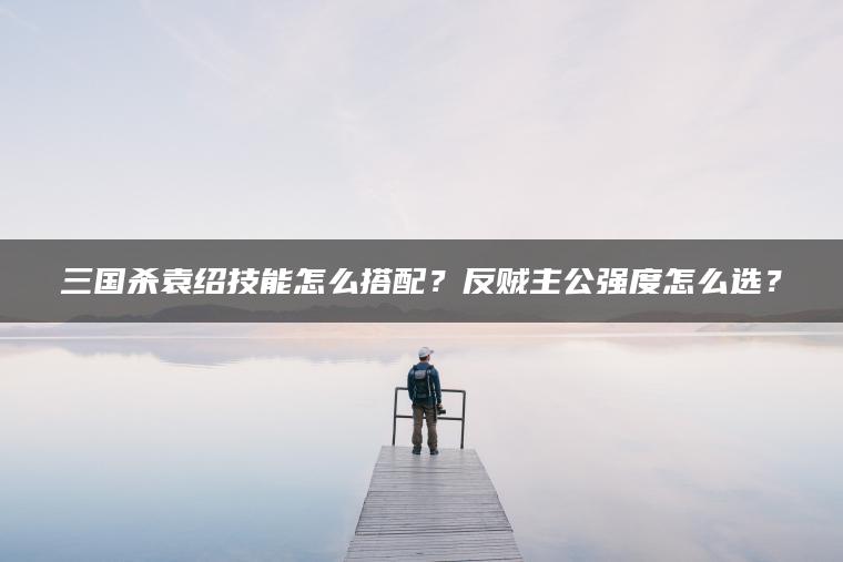 三国杀袁绍技能怎么搭配？反贼主公强度怎么选？