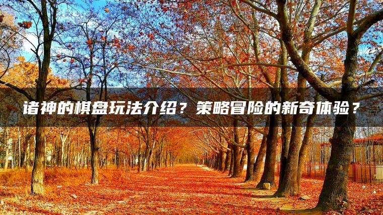 诸神的棋盘玩法介绍？策略冒险的新奇体验？