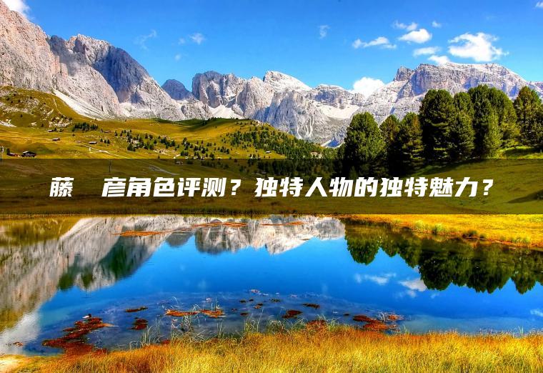 藤咲凪彦角色评测？独特人物的独特魅力？