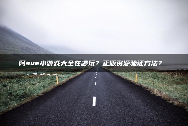 阿sue小游戏大全在哪玩？正版资源验证方法？​​