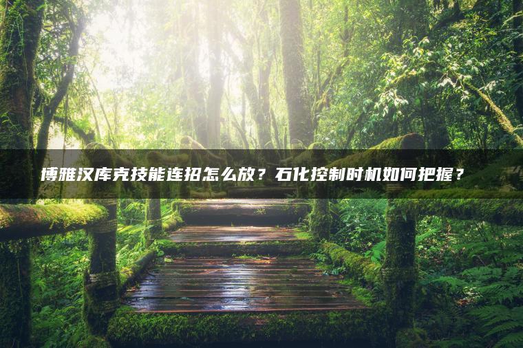 博雅汉库克技能连招怎么放？石化控制时机如何把握？​​